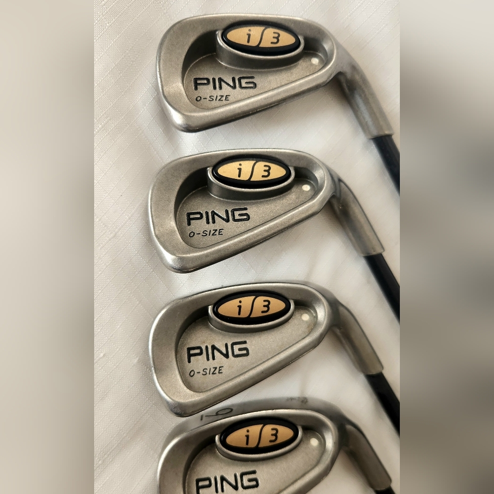 ‼️SOLDPing i3 0-Size iron set 6,7,8,9 and S wedge Graphite shaft 350 series - Picture 3 of 15